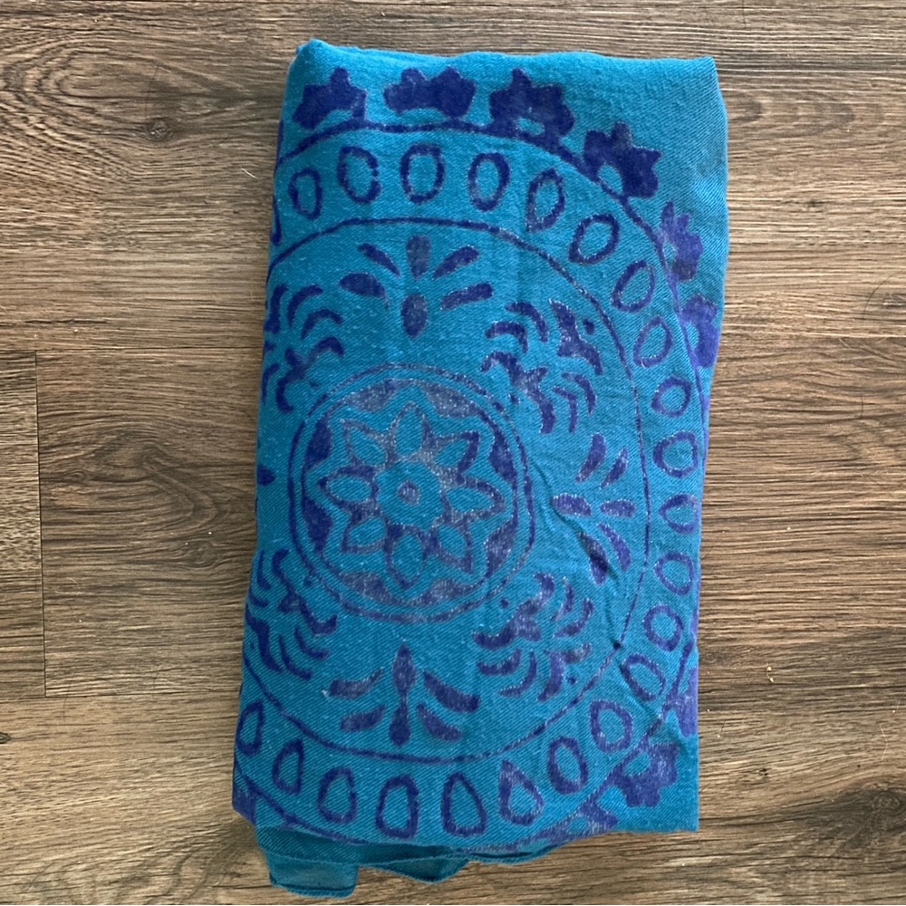 Desigual blue scarf oversized